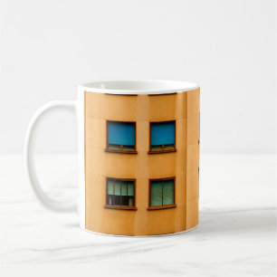 Städtische Sicht auf die Stadt Bilbaoapartment, ar Kaffeetasse