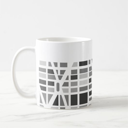 Städtische Stadt Moderne Moderne Moderne Neue Zuha Kaffeetasse (Links)