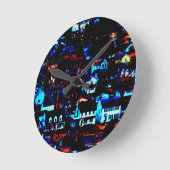 Städtische Stadt Runde Wanduhr (Winkel)