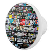 Städtische Stickermauer Keramikknauf (Rechts)