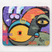 Städtische Straße Kunst-Graffiti Mousepad (Vorne)