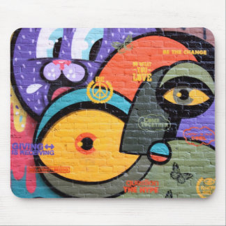 Städtische Straße Kunst-Graffiti Mousepad