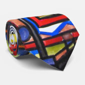Städtische Straße Zwei-moderne Bauhaus Geometrisch Krawatte (Gerollt)