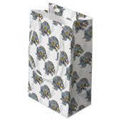 Städtische Straßen-Kunst: Band-Nashorn Kleine Geschenktüte (Rückseite Schrägansicht)