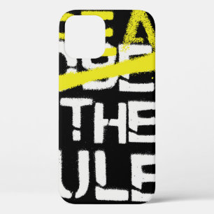 Städtische Straßenkunst bricht die Regeln Schablon Case-Mate iPhone Hülle