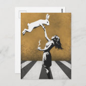 Städtische Straßenkunst Graffiti Tea Postkarte (Vorne/Hinten)