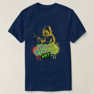 Städtische Straßenkunst Neon-Splash T-Shirt
