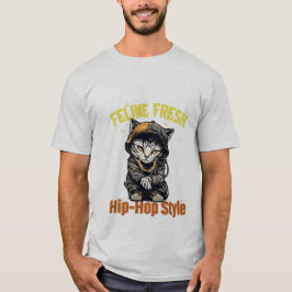 Städtische Straßenstyle-Katze - Hip-Hop-Legende Ki T-Shirt