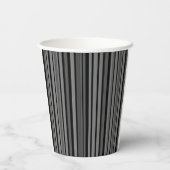Städtische Stripe Papier Cup - Sleek. Modern. Wese Pappbecher (Rückseite)