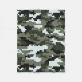 Städtische Tarnung/Camouflage mit 8 Fleecedecke (Vorderseite)