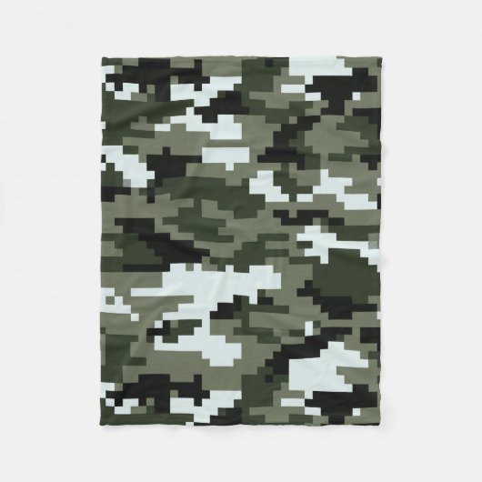 Städtische Tarnung/Camouflage mit 8 Fleecedecke (Vorderseite)