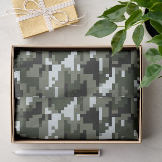 Städtische Tarnung/Camouflage mit 8 Seidenpapier (Geschenk)