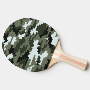 Städtische Tarnung/Camouflage mit 8 Tischtennis Schläger