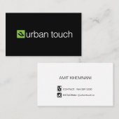Städtische Touch Visitenkarte (Vorne/Hinten)