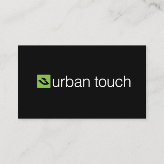 Städtische Touch Visitenkarte (Vorderseite)