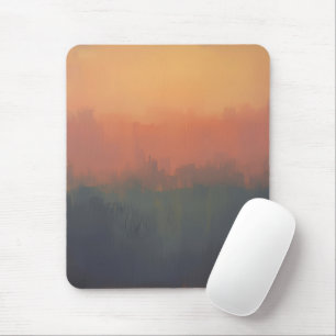 Städtische Traumlandschaft bei Sonnenuntergang – A Mousepad