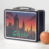 Städtische Twilight Skyline Lunch Box - Futuristis (Beispiel)