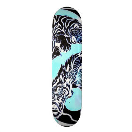 Städtische Untergrund-Japaner Yin Yang Skateboard