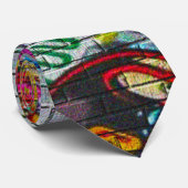 Städtische UntergrundNY Graffiti-Hals-Krawatte Krawatte (Gerollt)