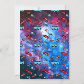 Städtische Verkehrsmittel Geburtstagseinladung Einladung (Rückseite)