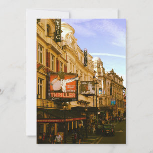 Städtische Vintage-Innenstadt-Cityscape Einladung