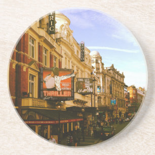 Städtische Vintage-Innenstadt-Szene Getränkeuntersetzer