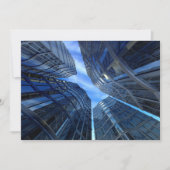 Städtische Wolkenkratzer Einladungen (Vorderseite)