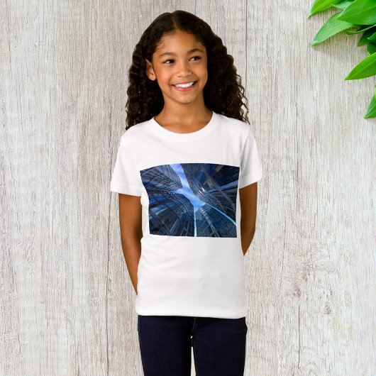 Städtische Wolkenkratzer Girls T - Shirt