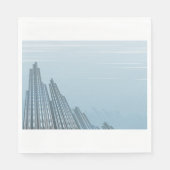 Städtische Wolkenkratzer Papier Napkins Serviette (Vorderseite)