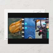 Städtische Zusammensetzung Kinder Spielplatz Postk Postkarte (Vorne/Hinten)