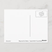 Städtische Zusammensetzung Kinder Spielplatz Postk Postkarte (Rückseite)