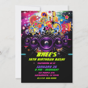 Städtischer Club Hip-Hop-DJ Tanz Tanzparty Einladung