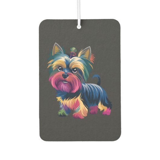 Städtischer Graffiti-Hund Autolufterfrischer (Vorderseite)