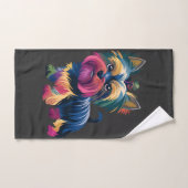 Städtischer Graffiti-Hund Handtuch (Handtuch)