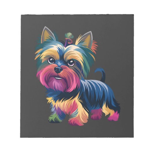 Städtischer Graffiti-Hund Notizblock (Vorderseite)