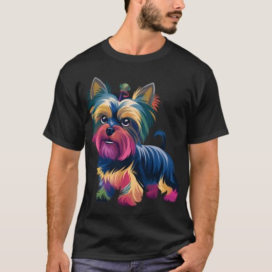Städtischer Graffiti-Hund T-Shirt (Vorderseite)