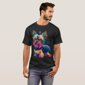 Städtischer Graffiti-Hund T-Shirt (Vorne ganz)
