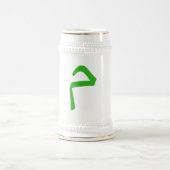 Städtischer Graffiti-Text-Kunst-Bierkrug Bierglas (Mittel)