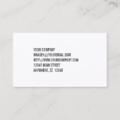 Städtischer Grunge-Entwurf lila und Visitenkarte (Rückseite)