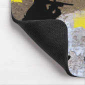 Städtischer GuerillaPaintball Mousepad (Ecke)