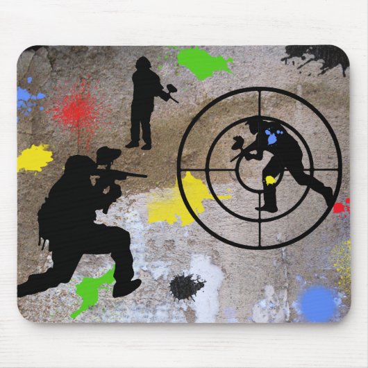 Städtischer GuerillaPaintball Mousepad (Vorne)