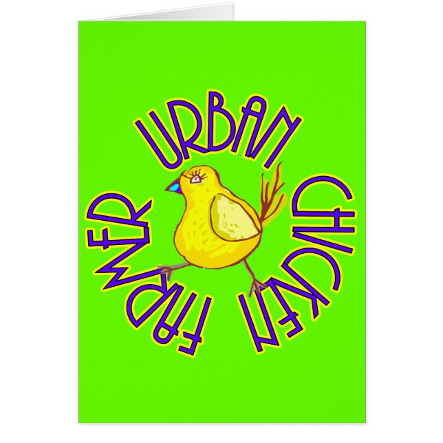 Städtischer Huhn-Bauer (Vorne)