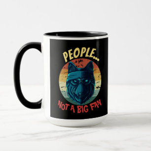 Städtischer Krieger Blauer Wolf Nicht gerade ein F Tasse