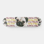 STÄDTISCHER MOPS-HUNDEart Skateboard (Horizontal)