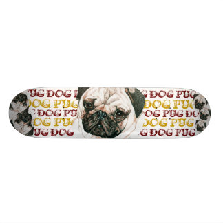 STÄDTISCHER MOPS-HUNDEart Skateboard