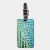 Städtischer Oasen-Gepäckanhänger mit Lederband Gepäckanhänger (Vorderseite vertikal)