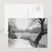 Städtischer Park mit ruhiger See Postkarte (Vorne/Hinten)