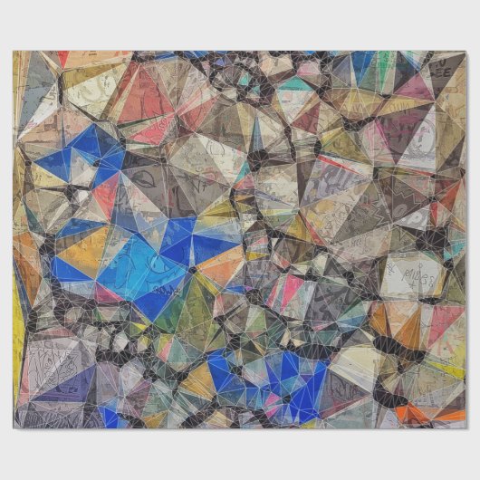 Städtischer Picasso Geschenkpapier (Flach)