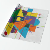 Städtischer Rhythmus/Geometrisches Design Geschenkpapier (Ungerollt)