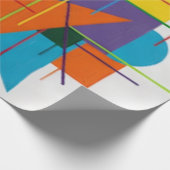 Städtischer Rhythmus/Geometrisches Design Geschenkpapier (Ecke)